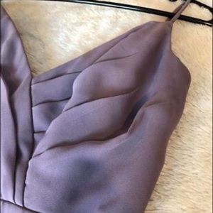 Mori Lee Bridesmaid Dress - Heather Purple